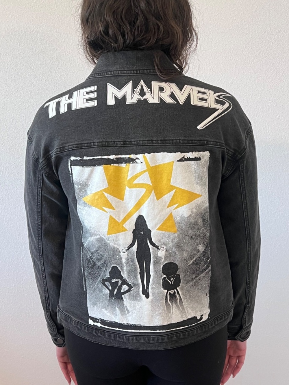 Marvel “The Marvels” Black Denim Jacket – XS - Picture 13 of 13
